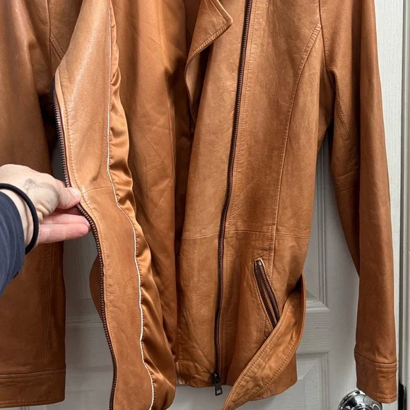 Banana Republic Lamb Leather Jacket - Picture 3 of 11